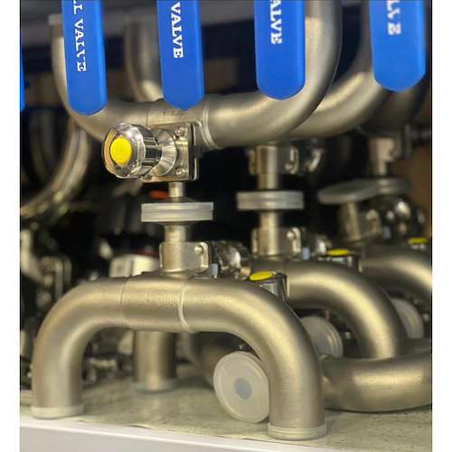 شیر دیافراگمی استیل مدل u یو